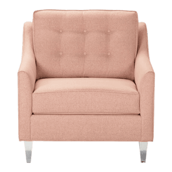 Diondre Chair - Tuft Button - Acrylic Legs