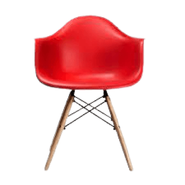Nordic Net Red Chair