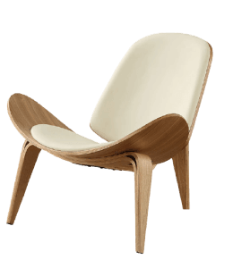 Hans Wegner Style Three-Legged Shell Chair